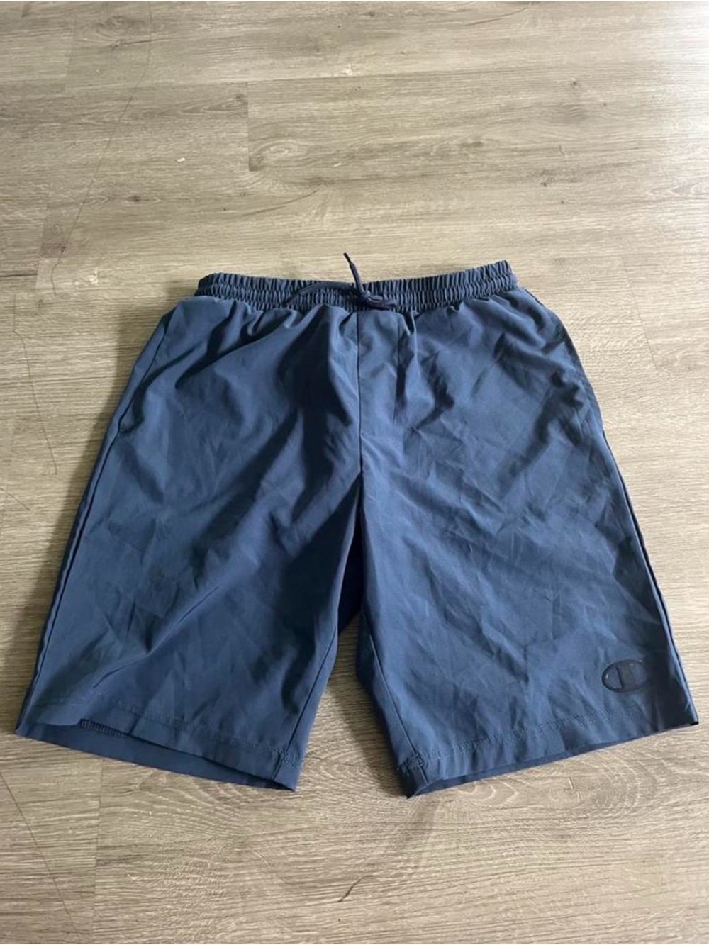 Champion Navy Blue Athletic Shorts with Elastic Waist